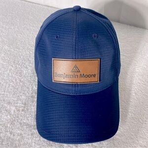 Benjamin Moore Blue Rip Stop Baseball Cap Hat